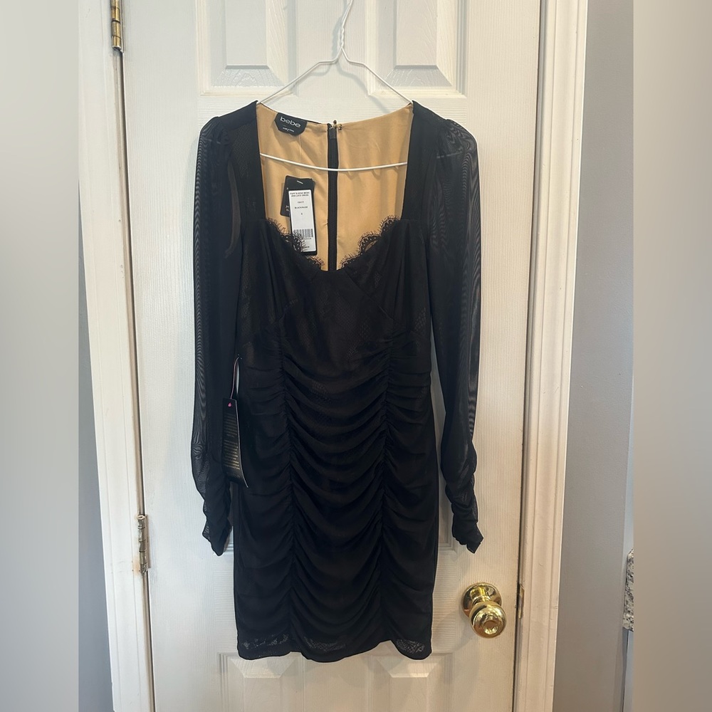 bebe little black dress